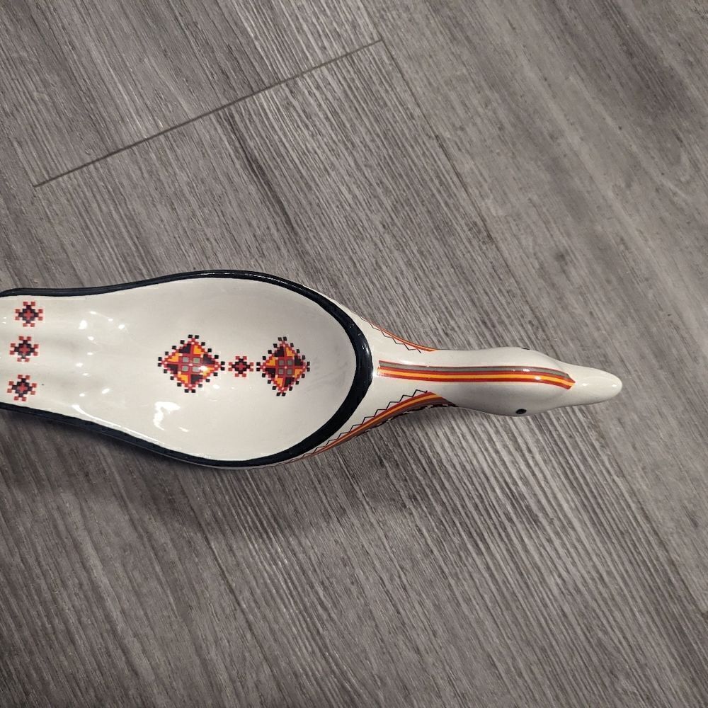 Handmade Ukrainian Goose Pottery Dish From Canada - Picture 8 of 9